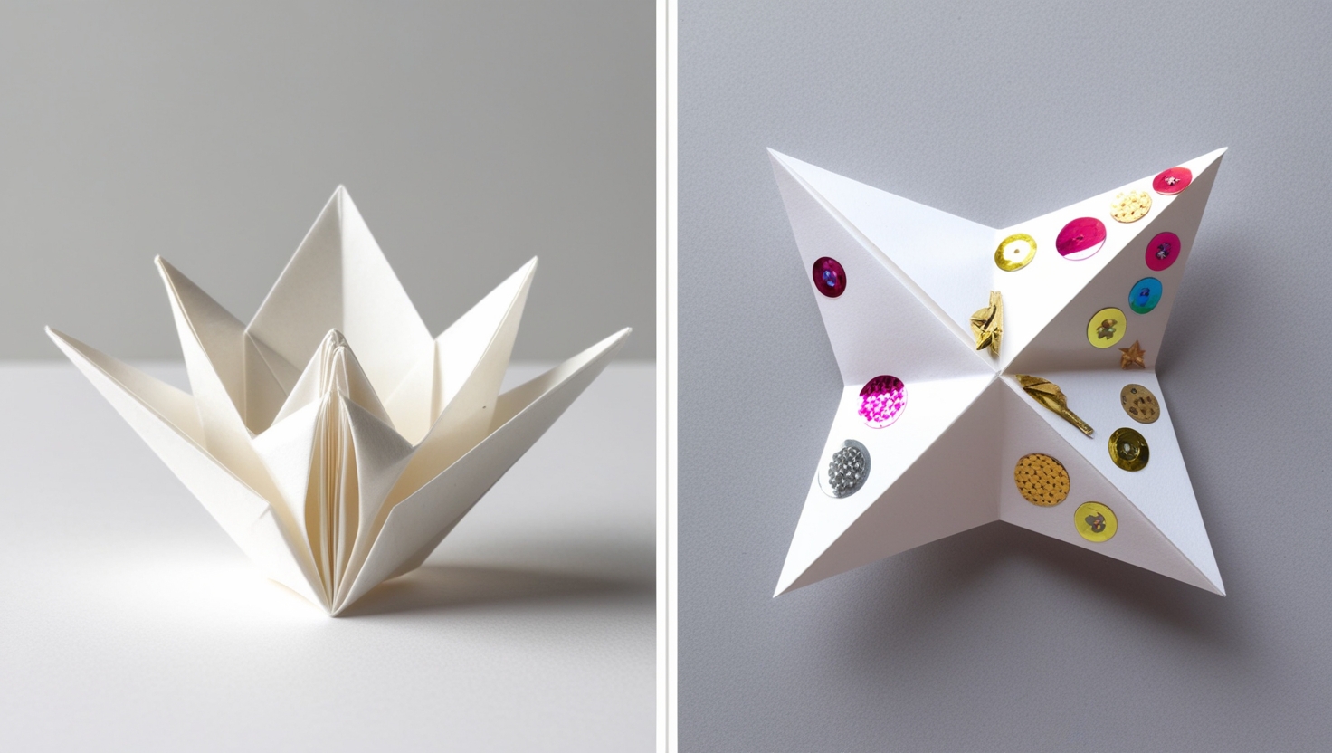 Key Differences Between Origami and Paper Craft
