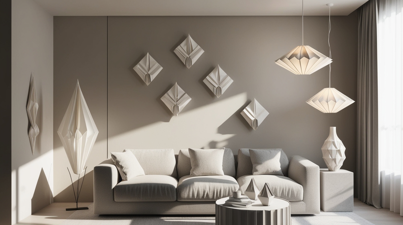 Combining Origami with Other Home Décor Elements for a Modern Look