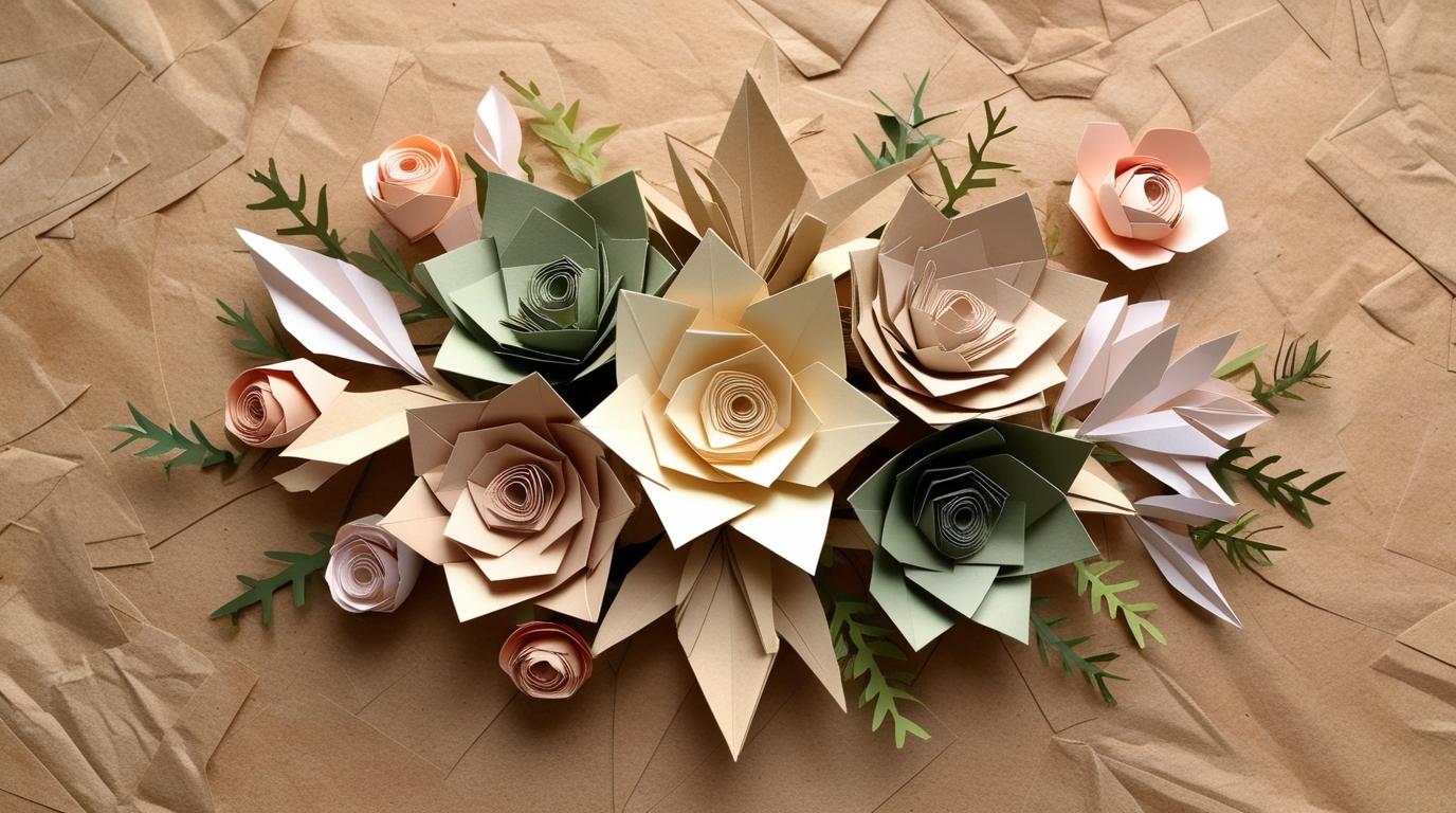 Nature-inspired origami gifts.