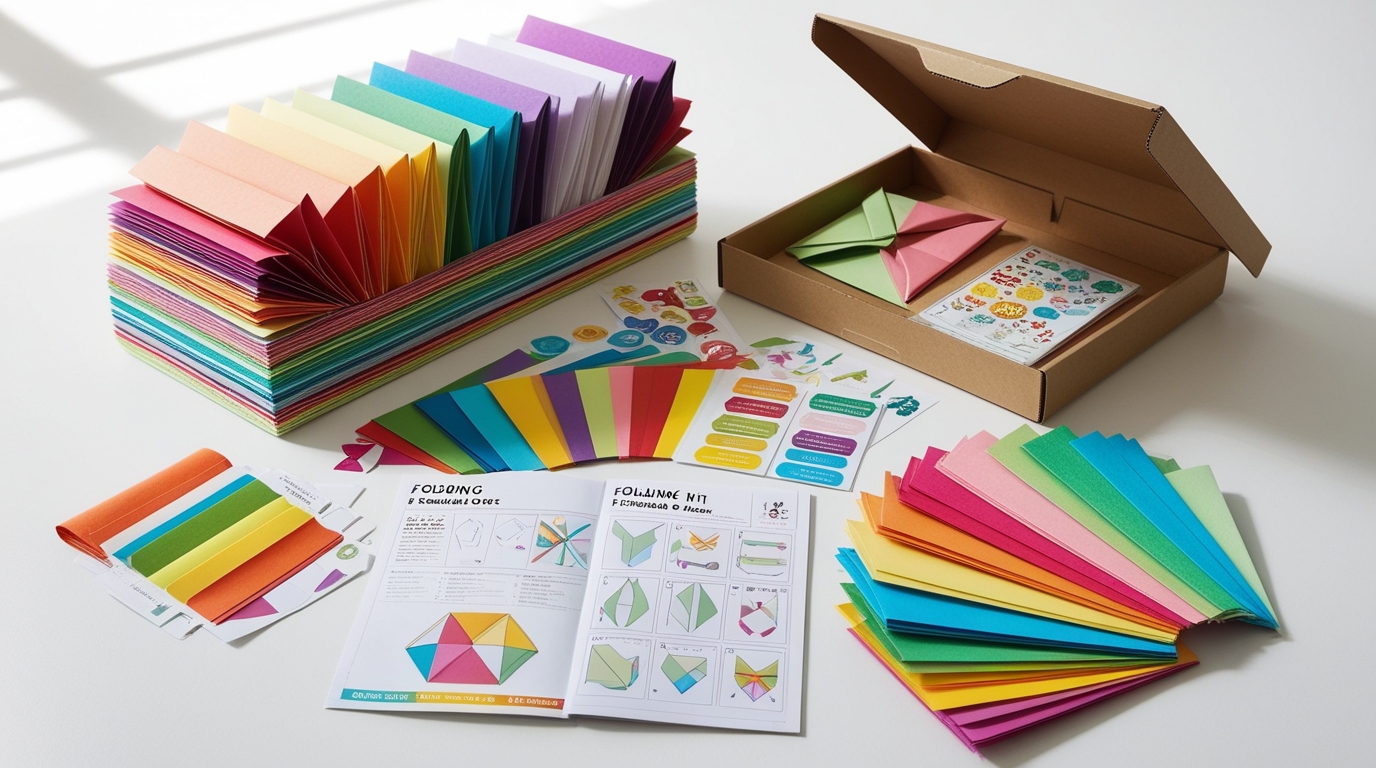Origami DIY kit for children.