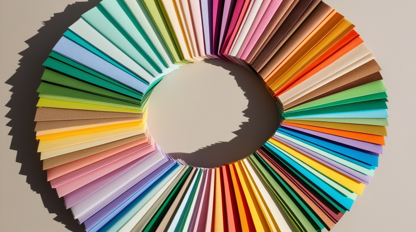 Recycled and eco-friendly paper sheets for origami