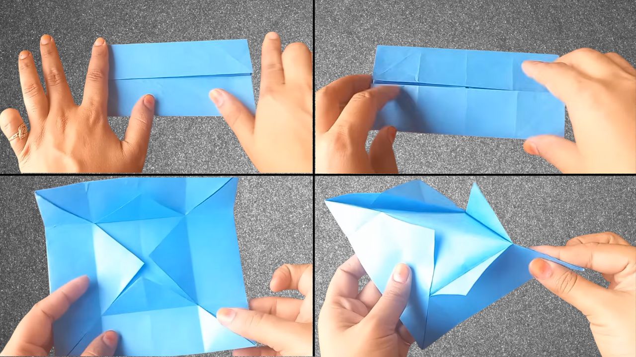 Step 3: Fold All Corners to the Center