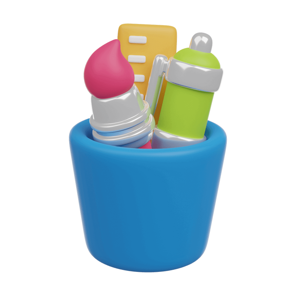 3D Origami Pen Stand