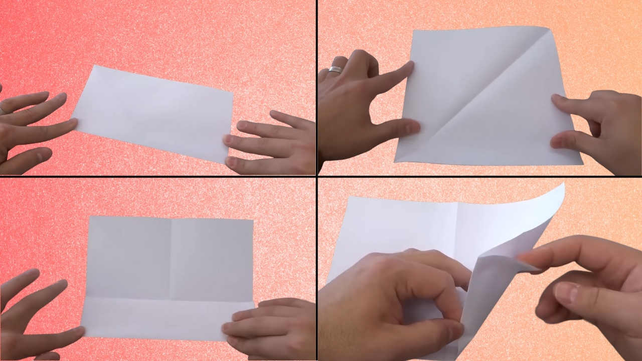 Step 2: Make a Vertical Center Crease