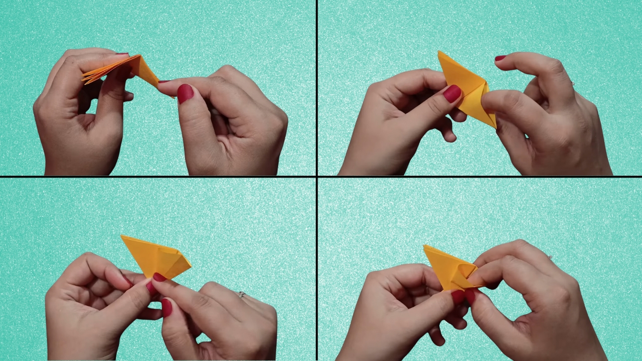 Step 5: Fold the Top Flaps