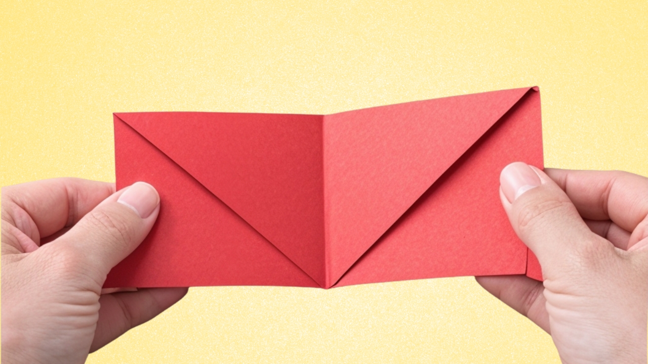 Step 2: Fold Diagonally