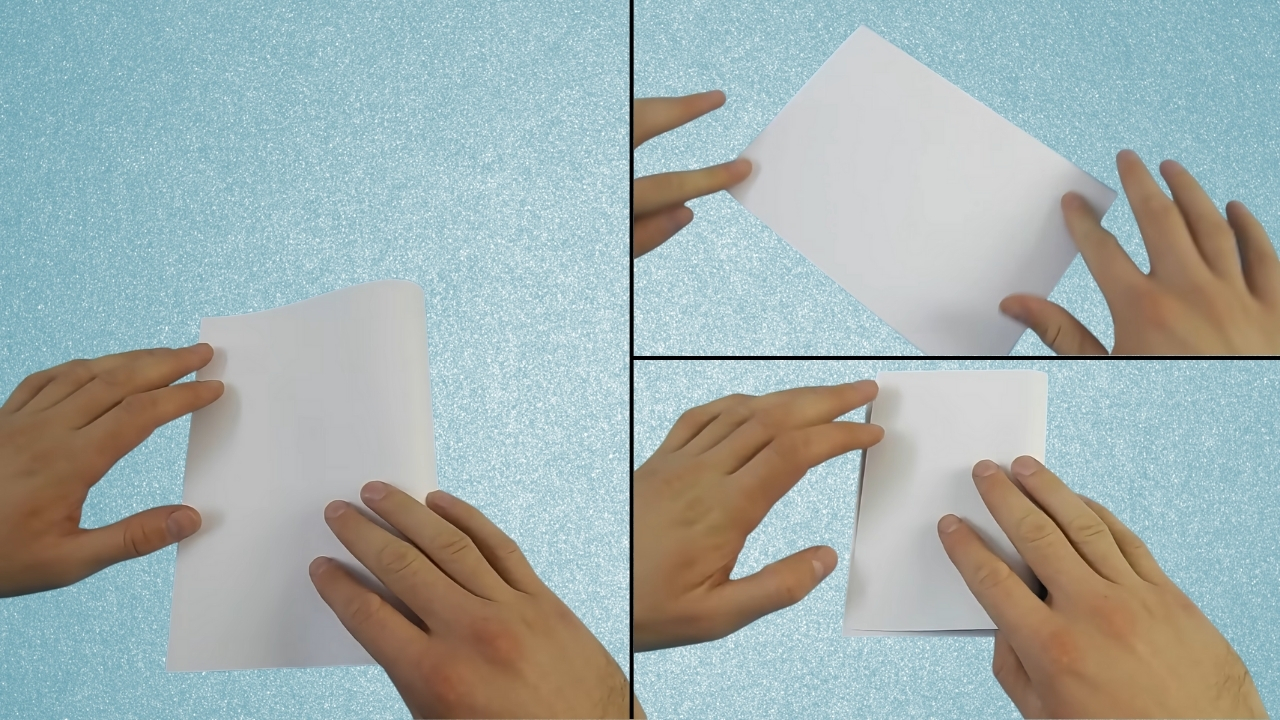 Step 2: Fold the Paper in Half