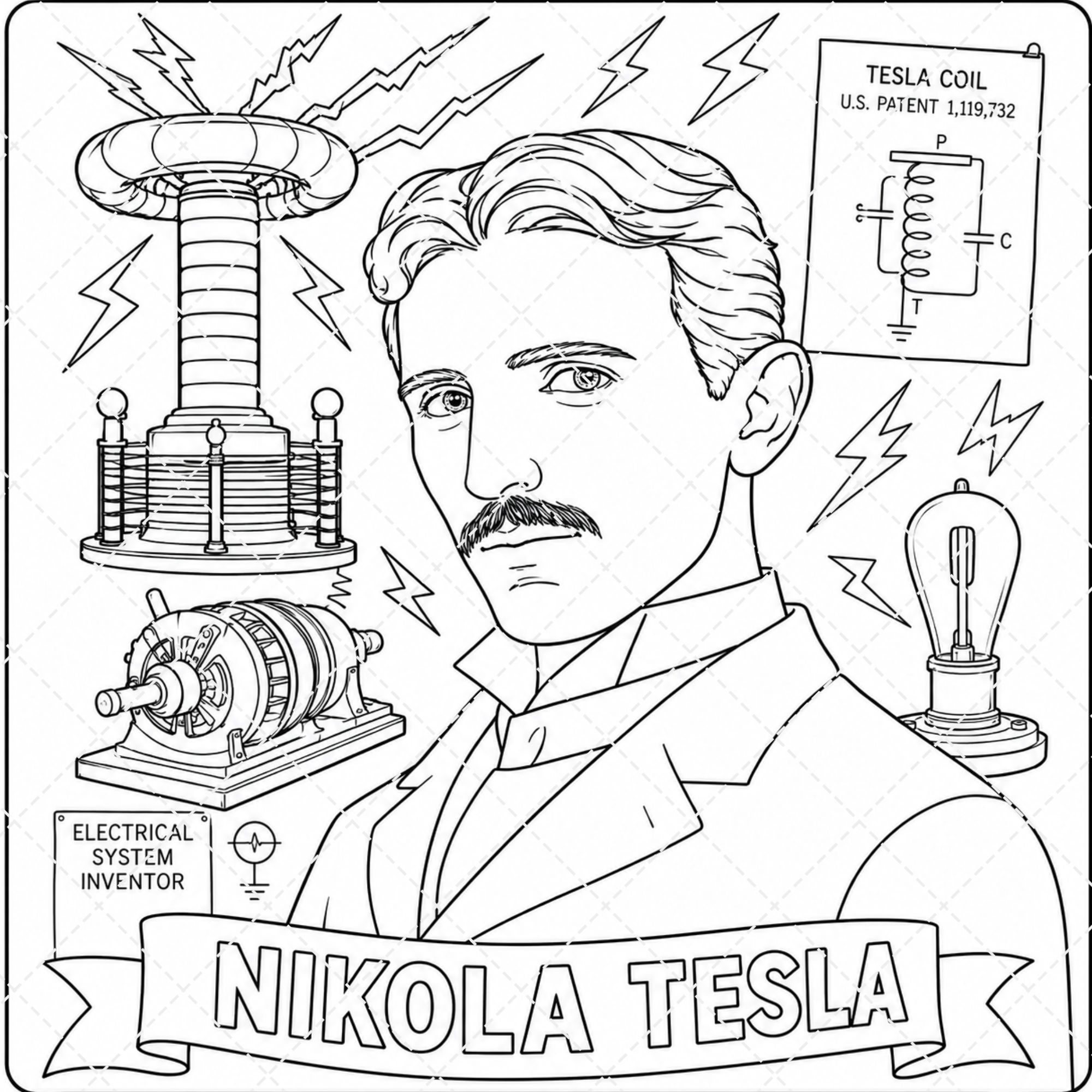 Famous People Around the World Coloring Book for Kids – Educational Printable Activity Book - product image