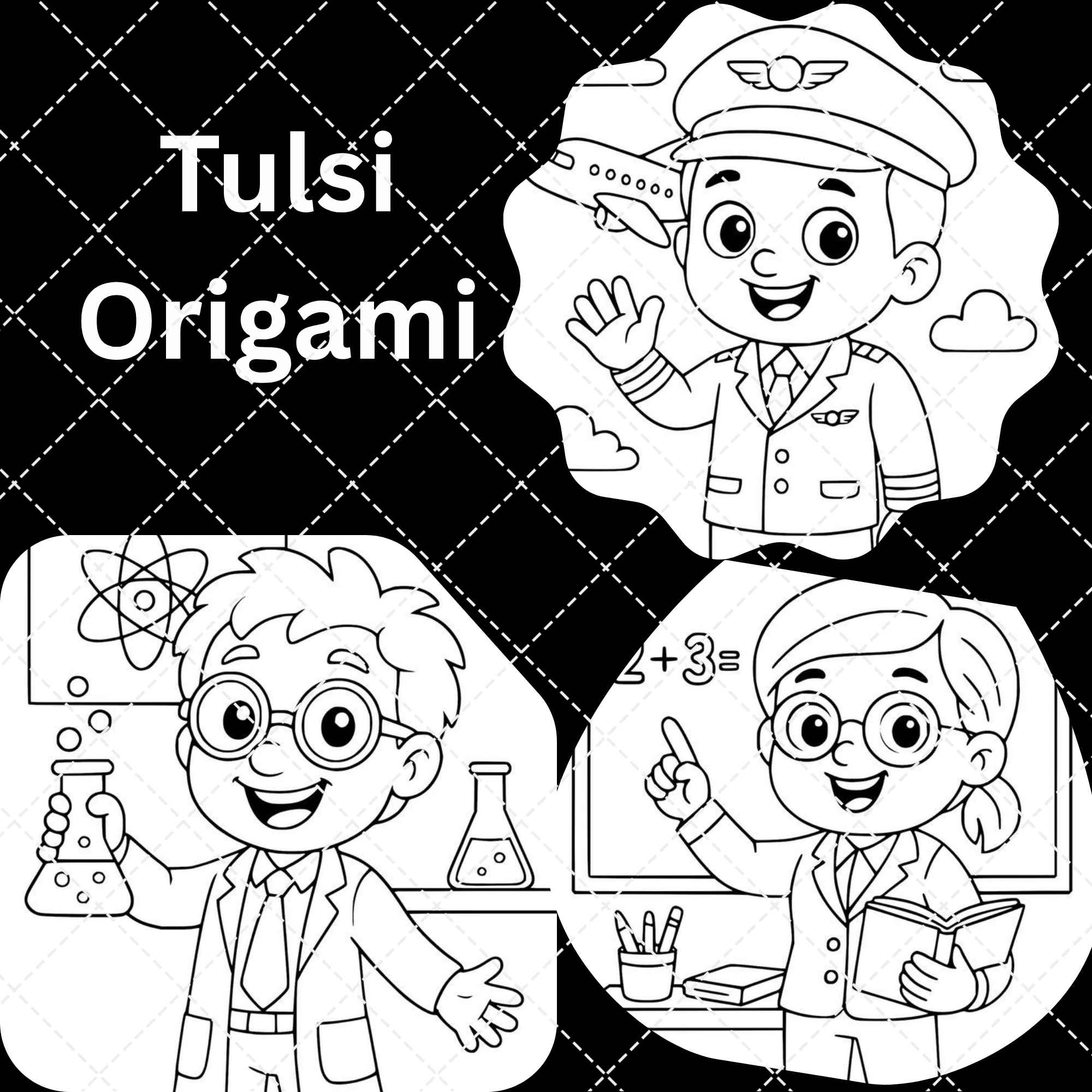 My Amazing Jobs Coloring Book for Kids – 20+ Career-Themed Printable Coloring Pages - product image